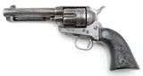 SCARCE COLT SAA REVOLVER IN 41 CAL, COLT PEACEMAKER MADE 1890, EAGLE GRIPS - 1 of 12