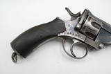 BRITISH WEBLEY PRYSE PATTERN HOLLIS AND SON REVOLVER, .450 CAL, ORIGINAL HOLSTER - 3 of 12