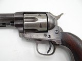 DFC INSPECTED COLT SINGLE ACTION ARMY REVOLVER, CAVALRY ISSUE, FACTORY LETTER, 45 COLT PEACEMAKER - 4 of 15