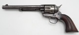 DFC INSPECTED COLT SINGLE ACTION ARMY REVOLVER, CAVALRY ISSUE, FACTORY LETTER, 45 COLT PEACEMAKER - 3 of 15