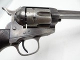 DFC INSPECTED COLT SINGLE ACTION ARMY REVOLVER, CAVALRY ISSUE, FACTORY LETTER, 45 COLT PEACEMAKER - 9 of 15