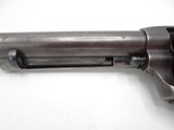 DFC INSPECTED COLT SINGLE ACTION ARMY REVOLVER, CAVALRY ISSUE, FACTORY LETTER, 45 COLT PEACEMAKER - 7 of 15