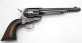 DFC INSPECTED COLT SINGLE ACTION ARMY REVOLVER, CAVALRY ISSUE, FACTORY LETTER, 45 COLT PEACEMAKER - 8 of 15