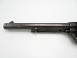 DFC INSPECTED COLT SINGLE ACTION ARMY REVOLVER, CAVALRY ISSUE, FACTORY LETTER, 45 COLT PEACEMAKER - 6 of 15