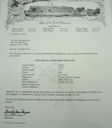 NEW ORLEANS SHIPPED COLT SAA REVOLVER, 32 CAL PEACEMAKER, LOTS OF ORIGINAL BLUE - 5 of 15