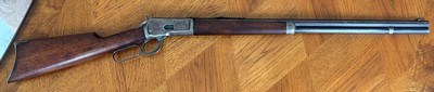 ANTIQUE WINCHESTER 1892 RIFLE, 38 WCF CAL