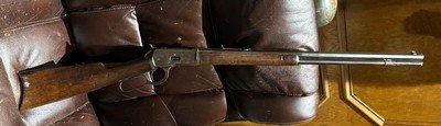 ANTIQUE WINCHESTER 1892 RIFLE, 44 CAL