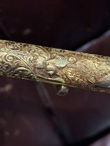 BEAUTIFUL ANTIQUE COLT SAA DEEP RELIEF ENGRAVED, GOLD PLATED, PEARL GRIPS, 45 CAL - 5 of 15