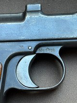NAZI POLICE ISSUED AUSTRIAN STEYR 1912 PISTOL, 9MM LUGER, MATCHING - 4 of 11