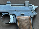 NAZI POLICE ISSUED AUSTRIAN STEYR 1912 PISTOL, 9MM LUGER, MATCHING - 2 of 11