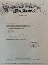 RARE 500-100-450 CAL WINCHESTER 1886 RIFLE, FACTORY LETTER,SHIPPED 1895 - 9 of 15