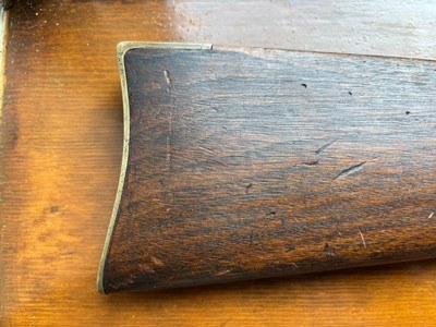 SCARCE ORIGINAL COLT 1860 ARMY SHOULDER STOCK CIVIL WAR RANGE - Image 3 of 14