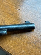 CUSTOM ENGRAVED FIRST GENERATION COLT SAA REVOLVER, 32-20 CAL, 7