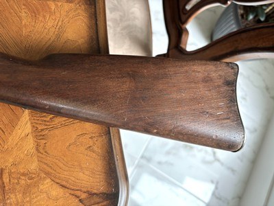 VERY EARLY US SPRINGFIELD TRAPDOOR MODEL 1873 RIFLE MADE IN 1874, CUSTER RANGE, 45-70 CAL - Image 10 of 13