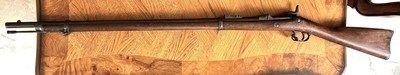 VERY EARLY US SPRINGFIELD TRAPDOOR MODEL 1873 RIFLE MADE IN 1874, CUSTER RANGE, 45-70 CAL - Image 7 of 13