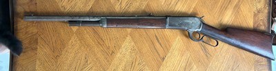 FIRST YEAR PRODUCTION WINCHESTER 1886 RIFLE SERIAL # 1628, 40-82 CAL - Image 1 of 15