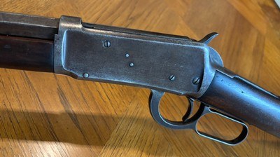 FIRST YEAR PRODUCTION WINCHESTER 1894 RIFLE, 4 DIGIT SERIAL, 38-55 CAL - Image 10 of 15