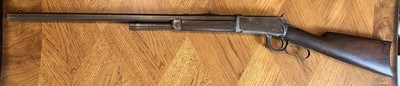 FIRST YEAR PRODUCTION WINCHESTER 1894 RIFLE, 4 DIGIT SERIAL, 38-55 CAL - Image 9 of 15