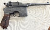 ORIGINAL RED NINE MAUSER BROOMHANDLE C96 PISTOL WITH STOCK, 9MM LUGER - 2 of 14