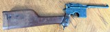 ORIGINAL RED NINE MAUSER BROOMHANDLE C96 PISTOL WITH STOCK, 9MM LUGER - 12 of 14