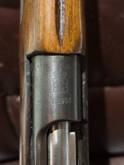 GREEK CONTRACT MANNLICHER SCHOENAUER MODEL 1903 RIFLE, 6.5MM, MADE BY STEYR - Image 6 of 13