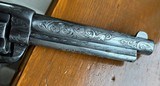 COLT SAABISLEY REVOLVER 44 CAL, HELFRICHT STYLE ENGRAVED - 5 of 12