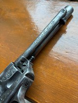 COLT SAABISLEY REVOLVER 44 CAL, HELFRICHT STYLE ENGRAVED - 6 of 12