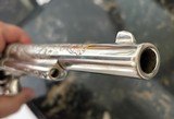ENGRAVED 1899 MADE COLT SAA IN 44-40 CAL, COLT SINGLE ACTION ARMY PEARL GRIPS STEER HEAD RUBY EYES - Image 11 of 12