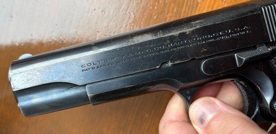 OUTSTANDING COMMERCIAL COLT 1911 PISTOL WITH FACTORY LETTER, 45 ACP, MADE 1927 - Image 8 of 15