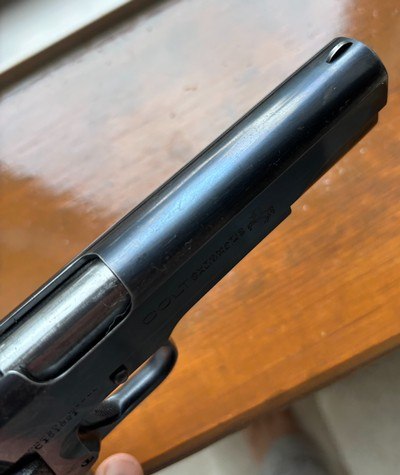 OUTSTANDING COMMERCIAL COLT 1911 PISTOL WITH FACTORY LETTER, 45 ACP, MADE 1927 - Image 5 of 15