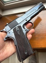 OUTSTANDING COMMERCIAL COLT 1911 PISTOL WITH FACTORY LETTER, 45 ACP, MADE 1927 - Image 7 of 15