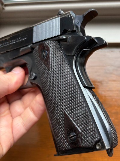 OUTSTANDING COMMERCIAL COLT 1911 PISTOL WITH FACTORY LETTER, 45 ACP, MADE 1927 - Image 6 of 15