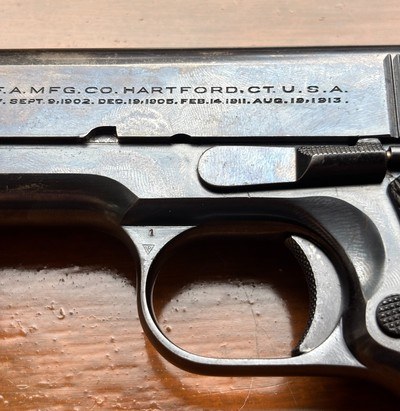 OUTSTANDING COMMERCIAL COLT 1911 PISTOL WITH FACTORY LETTER, 45 ACP, MADE 1927 - Image 1 of 15