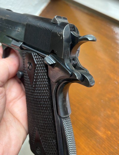OUTSTANDING COMMERCIAL COLT 1911 PISTOL WITH FACTORY LETTER, 45 ACP, MADE 1927 - Image 9 of 15