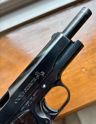 OUTSTANDING COMMERCIAL COLT 1911 PISTOL WITH FACTORY LETTER, 45 ACP, MADE 1927 - Image 11 of 15