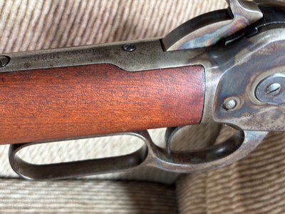 OUTSTANDING 1891 MADE WINCHESTER 1866 RIFLE 38-56 CAL, SHOTGUN BUTT STOCK, FACTORY LETTER - Image 12 of 15