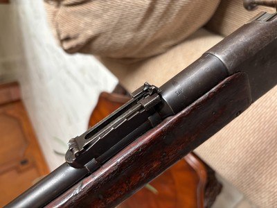 ANTIQUE MATCHING FRENCH LEBEL 1886 RIFLE, 8MM - Image 7 of 13