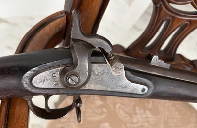 US CIVIL WAR SPRINGFIELD MODEL 1861 RIFLED MUSKET, 58 CAL, UNTOUCHED - Image 3 of 15
