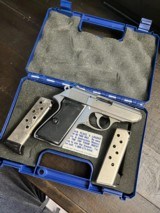 WALTHER PPKS STAINLESS .380 INTERARMS WITH BOX AND MAGS - 1 of 5