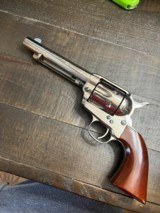 TAYLOR TUNED UBERTI 1873 CATTLEMAN .357 MAG STAINLESS FINISH WITH BOX AND BOOKLET - 1 of 8