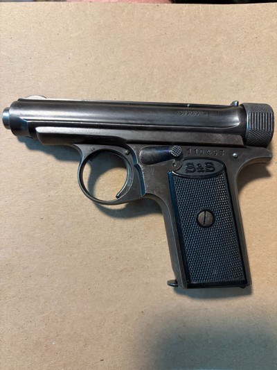 WWI German Officers Pistol J. P. Sauer & Sohn .32 ACP - Image 1 of 12