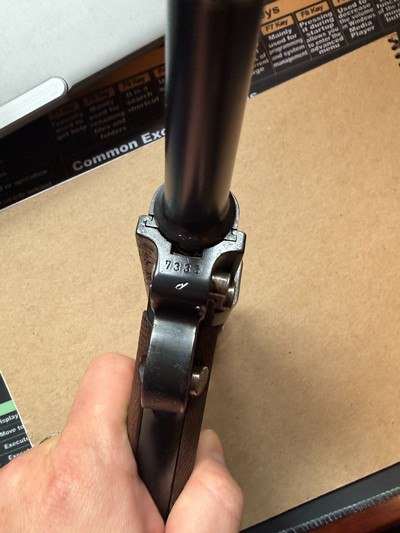 WWI DWM 9MM Luger Dated 1913 - excellent toggle/upper - Image 7 of 15