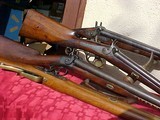3 Antique Percussion SxS Shotguns FANCY / Functional / Beautiful / One Percussion Rifle . - 3 of 15