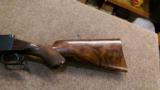 Hagn custom single shot rifle stocked by Bob Emmons with Turkish walnut, 22/250 - 13 of 15
