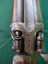 W & C Scott & Son Premier Quality, 16 gauge hammer gun, London address, also marked George T. Abbey - 10 of 19