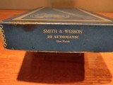 Smith and Wesson Model 41, 22 SHORT and 22 LR set, in S&W box - 8 of 10