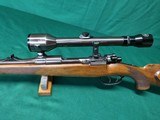 Mauser Custom 98 sporting rifle with Pecar 6x59 scope in claw mounts - 2 of 20