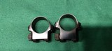 Medium Ruger rings for model 77 and other Ruger taking rings of different heights. - 1 of 4