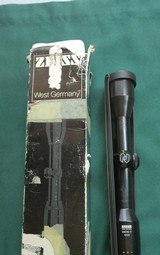Zeiss Diatal C, 6x32 riflescope, 1 inch tube, duplex reticle, excellent condition, box & lens covers - 1 of 5