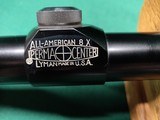 Lyman All American 8X AO rifle scope with crosshair reticle. - 2 of 7